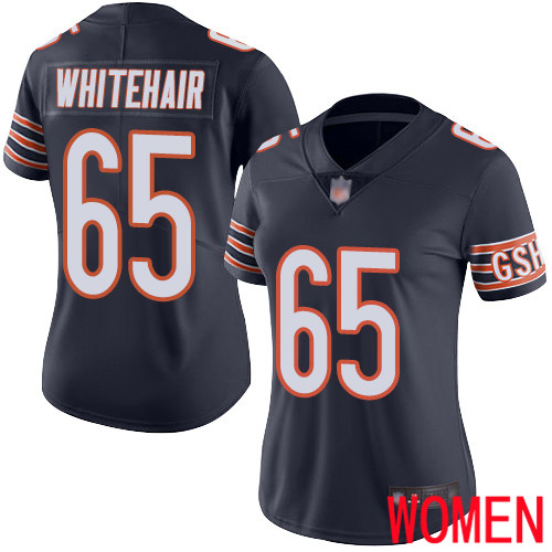 Chicago Bears Limited Navy Blue Women Cody Whitehair Home Jersey NFL Football #65 Vapor Untouchable->youth nfl jersey->Youth Jersey
